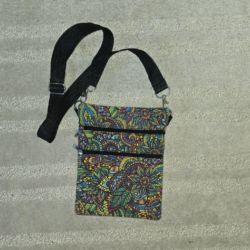 Colorful Patterned Crossbody Bag